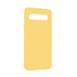 Capa de Silicone para Samsung Galaxy S10 Amarelo Capa de Silicone para Samsung Galaxy S10 Amarelo